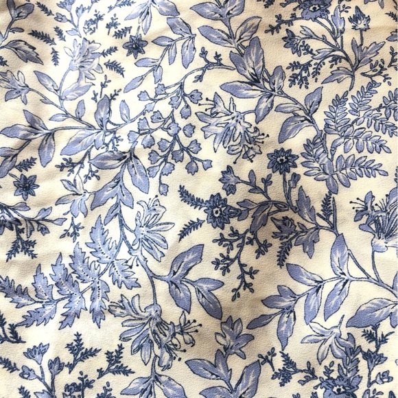 Anthropologie Pleione Botanical Print Ruffle Blouse Size S - Picture 4 of 10